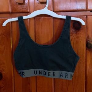 Under Armour black sports bra